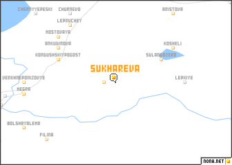 map of Sukharëva