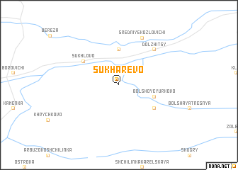 map of Sukharëvo