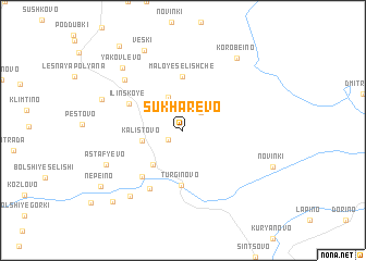 map of Sukharëvo