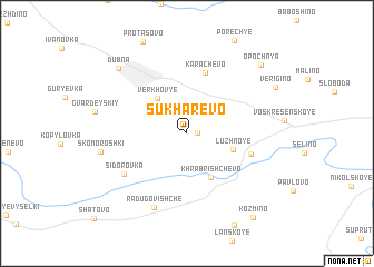 map of Sukharëvo