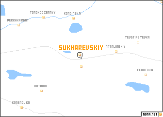 map of Sukharevskiy