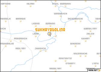 map of Sukhaya Dolina