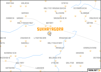 map of Sukhaya Gora