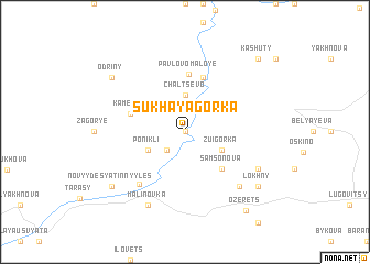 map of Sukhaya Gorka