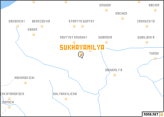 map of Sukhaya Milya