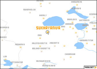 map of Sukhaya Niva