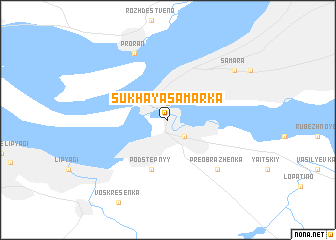 map of Sukhaya Samarka