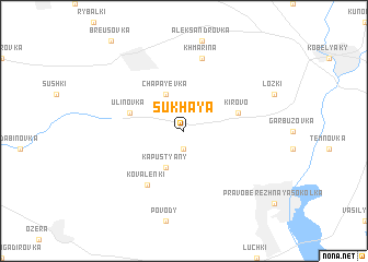 map of Sukhaya