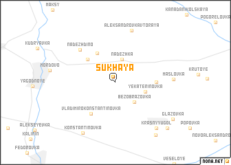 map of Sukhaya