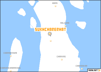 map of Sukhcharer Hāt