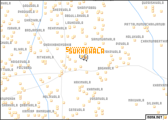 map of Sukhewāla