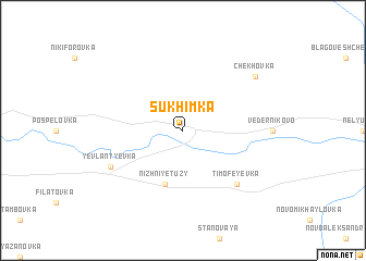 map of Sukhimka