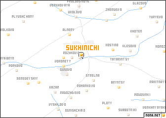 map of Sukhinichi