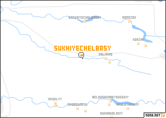 map of Sukhiye Chelbasy