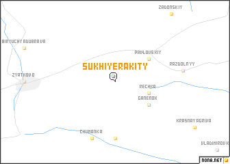 map of Sukhiye Rakity