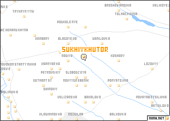 map of Sukhiy Khutor