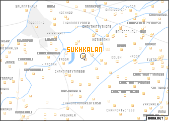 map of Sukh Kalān