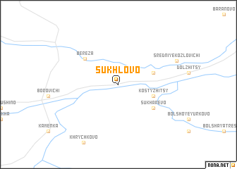 map of Sukhlovo