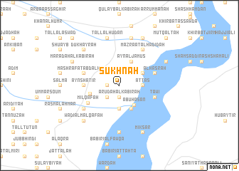 map of Şukhnah