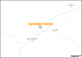 map of Sukhobizyarka