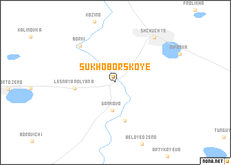 map of Sukhoborskoye