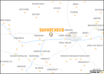 map of Sukhochëvo