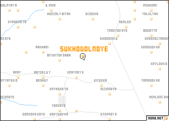 map of Sukhodolʼnoye