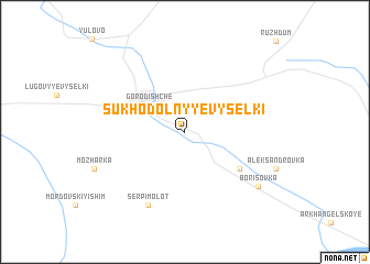 map of Sukhodol\