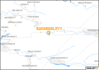 map of (( Sukhodol\