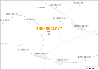 map of Sukhodol\