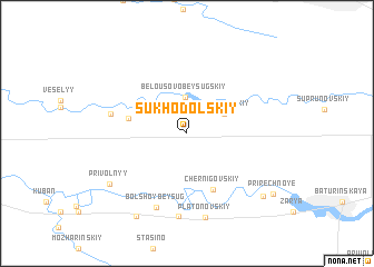 map of (( Sukhodol\
