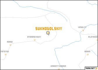 map of Sukhodol\