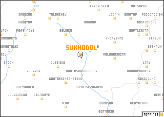 map of Sukhodol