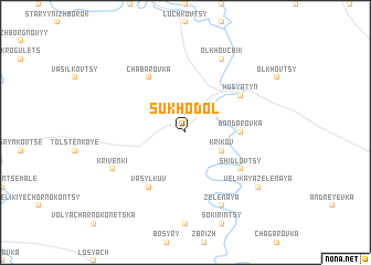 map of Sukhodol