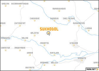 map of Sukhodol