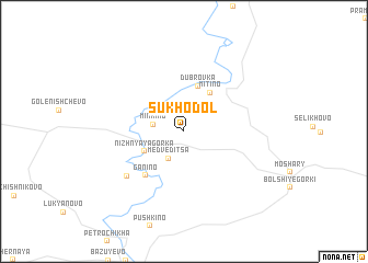 map of Sukhodol