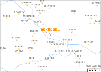 map of Sukhodol