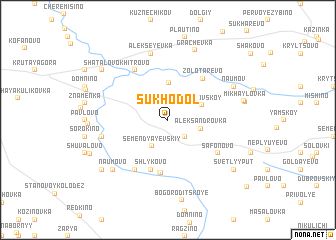 map of Sukhodol