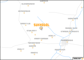 map of Sukhodol