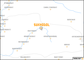 map of Sukhodol
