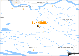 map of Sukhodol