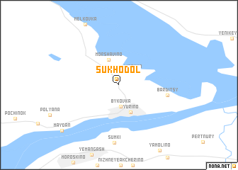 map of Sukhodol