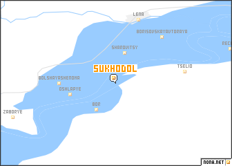 map of Sukhodol