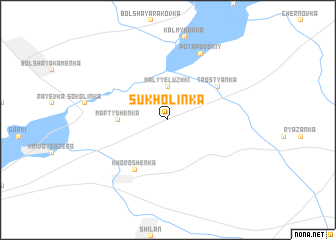 map of Sukholinka