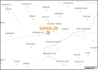 map of Sukholom