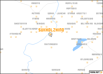 map of Sukholzhino