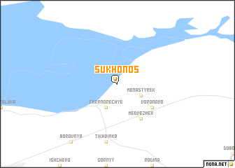 map of Sukhonos\
