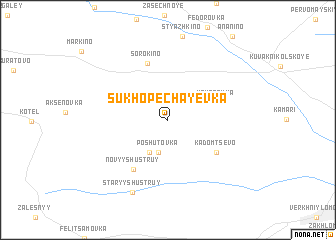 map of Sukho-Pechayevka