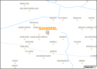 map of Sukhopolʼ