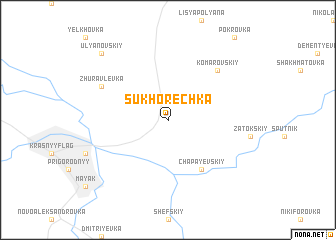 map of Sukhorechka